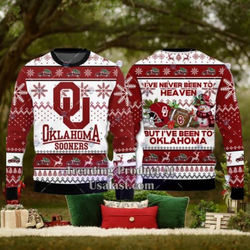 NCAA Oklahoma Sooners I’ve Been To Oklahoma Ugly Christmas Sweater