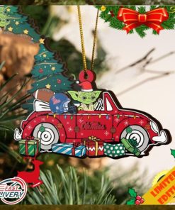 NCAA Ole Miss Rebels And Baby Yoda Christmas Ornament 2023 Christmas Tree Decorations