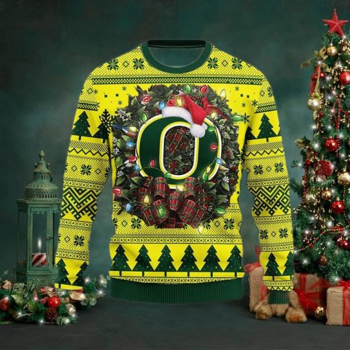 NCAA Oregon Ducks Christmas Ugly 3D Sweater For Men And Women Gift Ugly Christmas