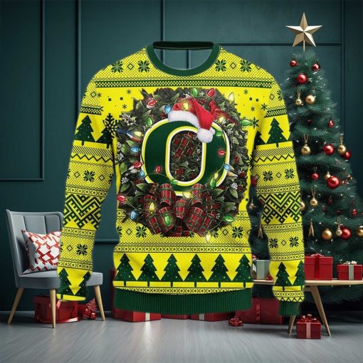 NCAA Oregon Ducks Christmas Ugly 3D Sweater For Men And Women Gift Ugly Christmas