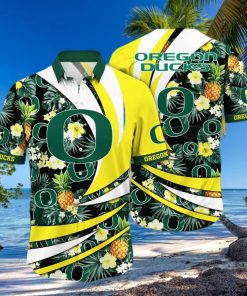 NCAA Oregon Ducks Hawaiian Shirt Pineapple Pattern Trendy Summer Gift