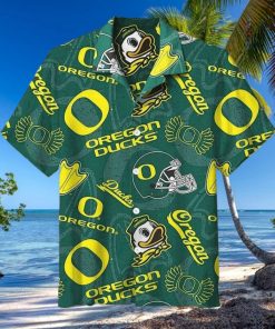 NCAA Oregon Ducks Hawaiian Shirt Summer Beach Gift