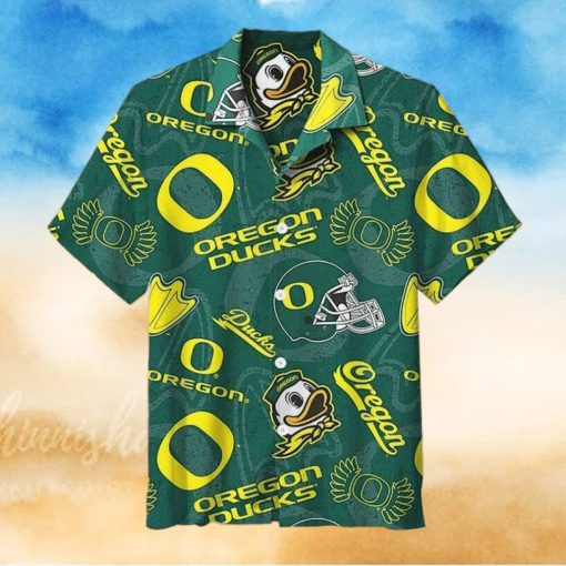 NCAA Oregon Ducks Hawaiian Shirt Summer Beach Gift