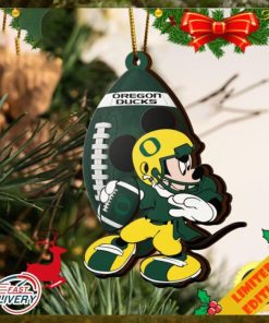 NCAA Oregon Ducks Mickey Mouse Christmas Ornament 2023 Christmas Tree Decorations