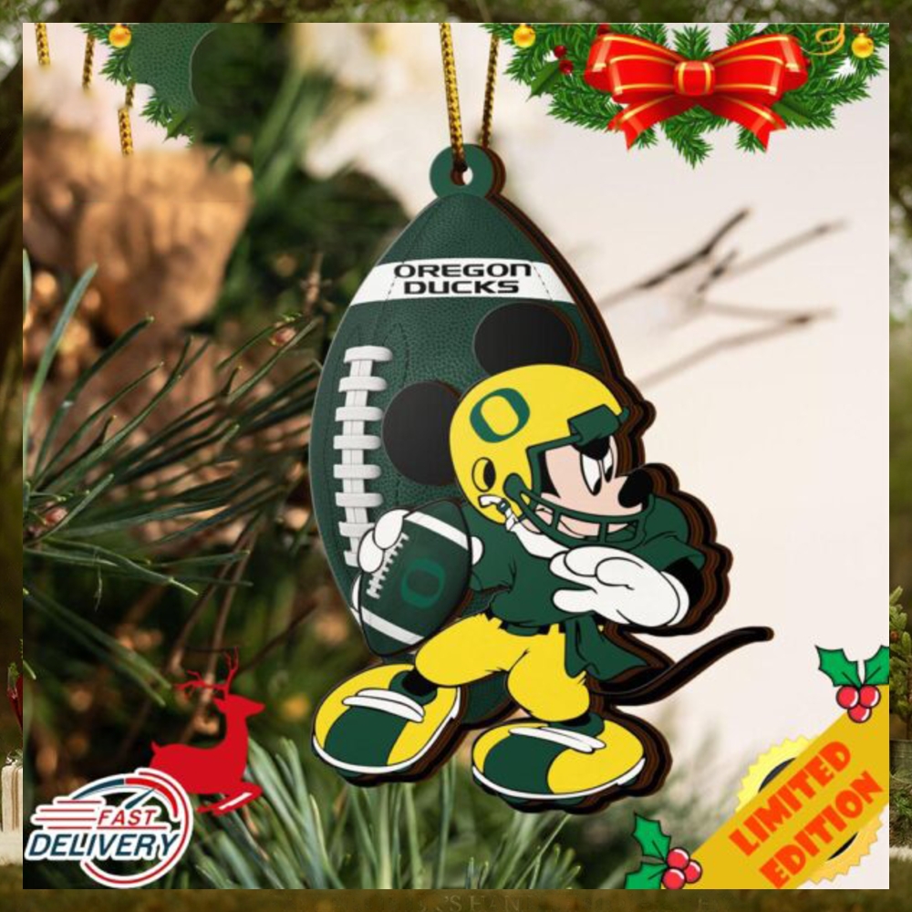 NCAA Oregon Ducks Mickey Mouse Christmas Ornament 2023 Christmas Tree Decorations NCAA Oregon Ducks Mickey Mouse Christmas Ornament 2023 Christmas Tree Decorations