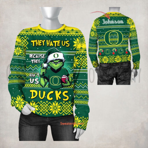 NCAA Oregon Ducks They Hate Us Because They Ain’t US Sweater