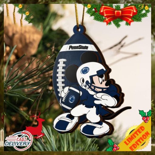 NCAA Penn State Nittany Lions Mickey Mouse Christmas Ornament 2023 Christmas Tree Decorations