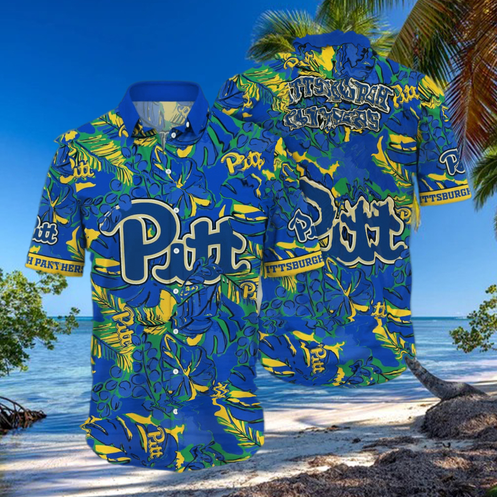 NCAA Pitt Panthers Hawaiian Shirt Birthday Gift For Beach Lovers NCAA Pitt Panthers Hawaiian Shirt Birthday Gift For Beach Lovers