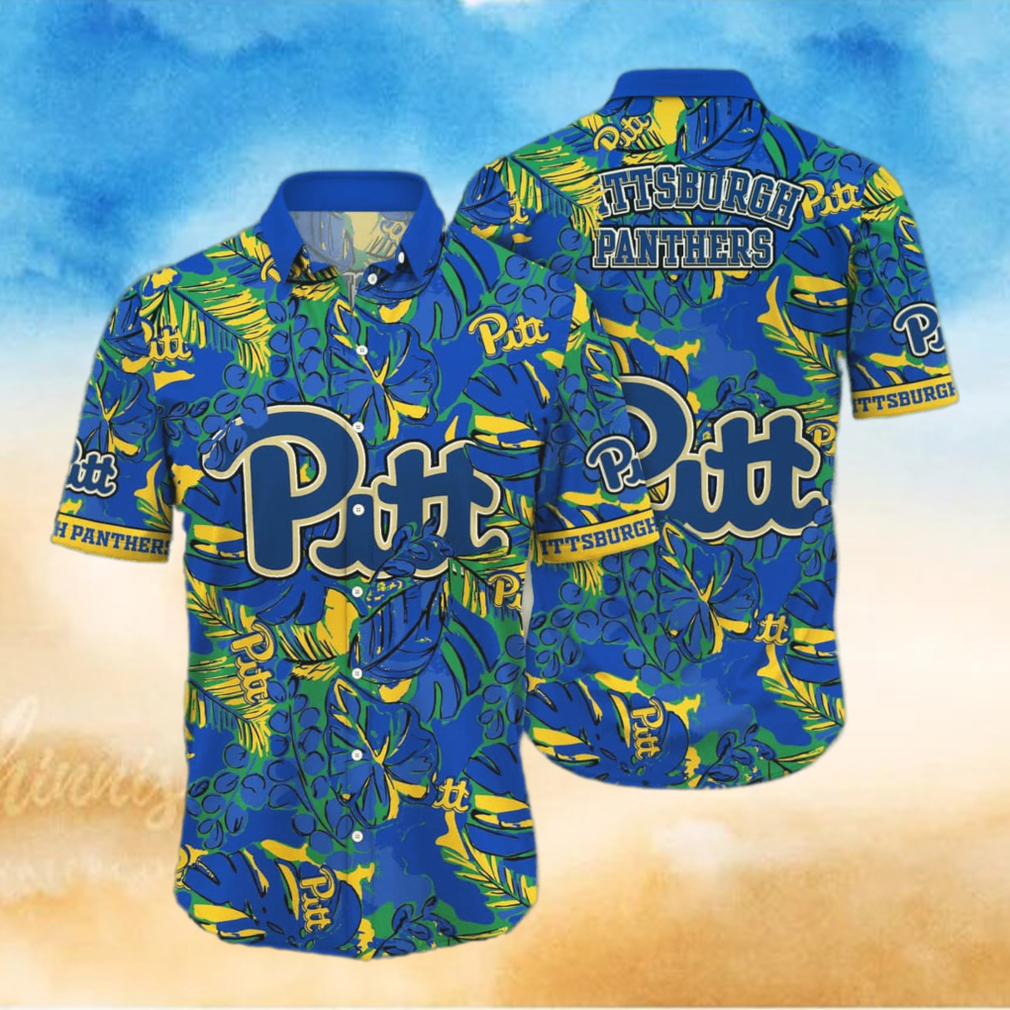 NCAA Pitt Panthers Hawaiian Shirt Birthday Gift For Beach Lovers NCAA Pitt Panthers Hawaiian Shirt Birthday Gift For Beach Lovers