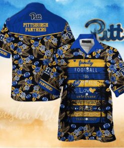 NCAA Pitt Panthers Hawaiian Shirt Family Football Homerun Team Spirit