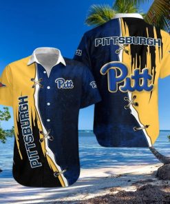 NCAA Pitt Panthers Hawaiian Shirt Practical Beach Gift For Him