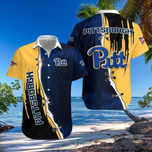 NCAA Pitt Panthers Hawaiian Shirt Practical Beach Gift For Him