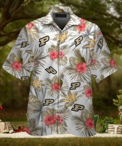 NCAA Purdue Boilermakers Pink Flowers Pineaaple Hawaiian Shirt 1 NCAA Purdue Boilermakers Pink Flowers Pineaaple Hawaiian Shirt