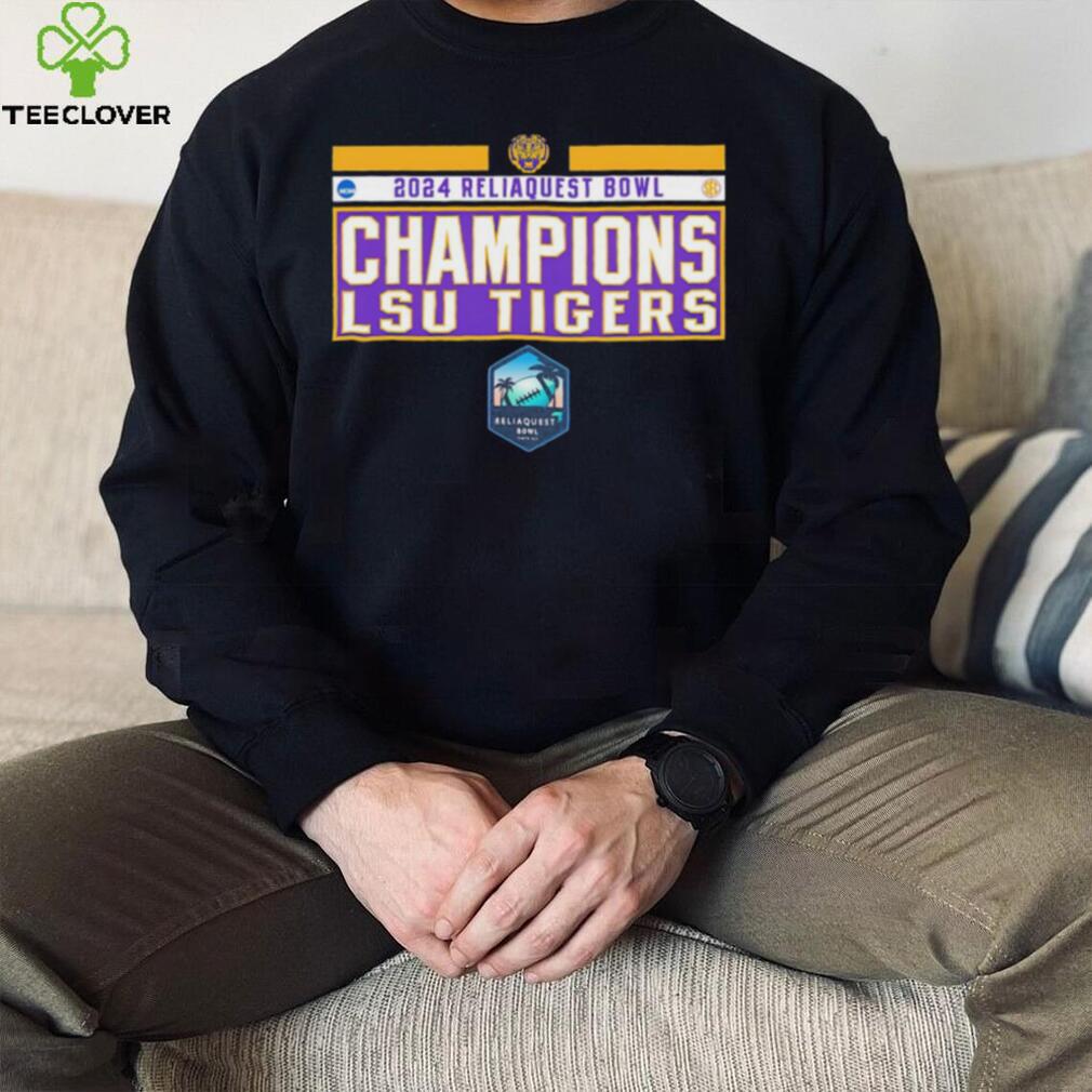 NCAA SEC LSU Tiger 2024 Reliaquest Bowl Champions logo shirt NCAA SEC LSU Tiger 2024 Reliaquest Bowl Champions logo shirt