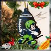 NCAA Texas AM Aggies Grinch Christmas Ornament Personalized Your Name 2023 Christmas Tree Decorations