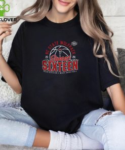 NCAA Shop NC State Wolfpack 2024 NCAA Men_s Basketball Tournament March Madness Sweet Sixteen Defensive Stance T Shirt