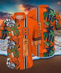 NCAA Syracuse Orange Hawaiian Shirt Summer Aloha Gift For Beach Lovers