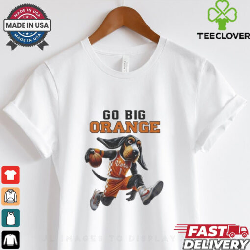 NCAA Tennessee Volunteers Go Big Orange 2025 Mascot Shirt
