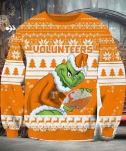 NCAA Tennessee Volunteers Grinch AOP Ugly Christmas Sweater Christmas Gift For Men And Women