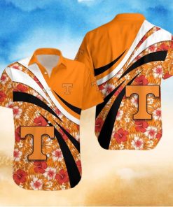 NCAA Tennessee Volunteers Hawaiian Shirt Hibiscus Flowers Summer Aloha