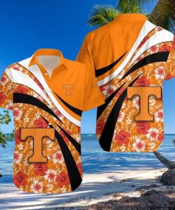 NCAA Tennessee Volunteers Hawaiian Shirt Hibiscus Flowers Summer Aloha