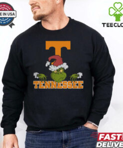 NCAA Tennessee Volunteers Logo Football Grinch Christmas T Shirt