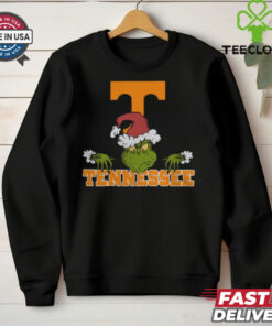 NCAA Tennessee Volunteers Logo Football Grinch Christmas T Shirt