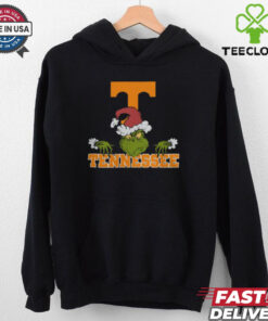 NCAA Tennessee Volunteers Logo Football Grinch Christmas T Shirt