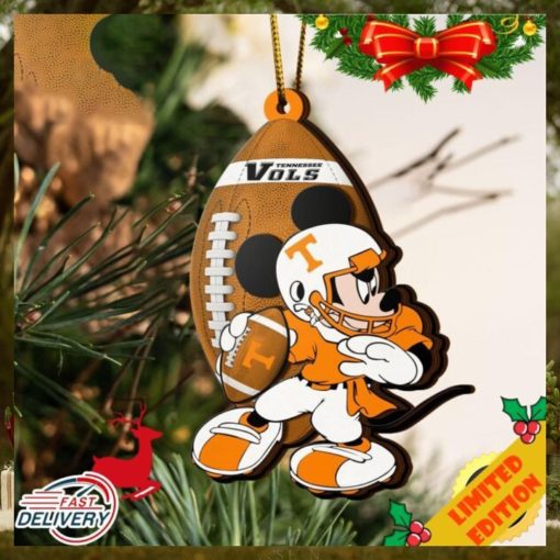 NCAA Tennessee Volunteers Mickey Mouse Christmas Ornament 2023 Christmas Tree Decorations