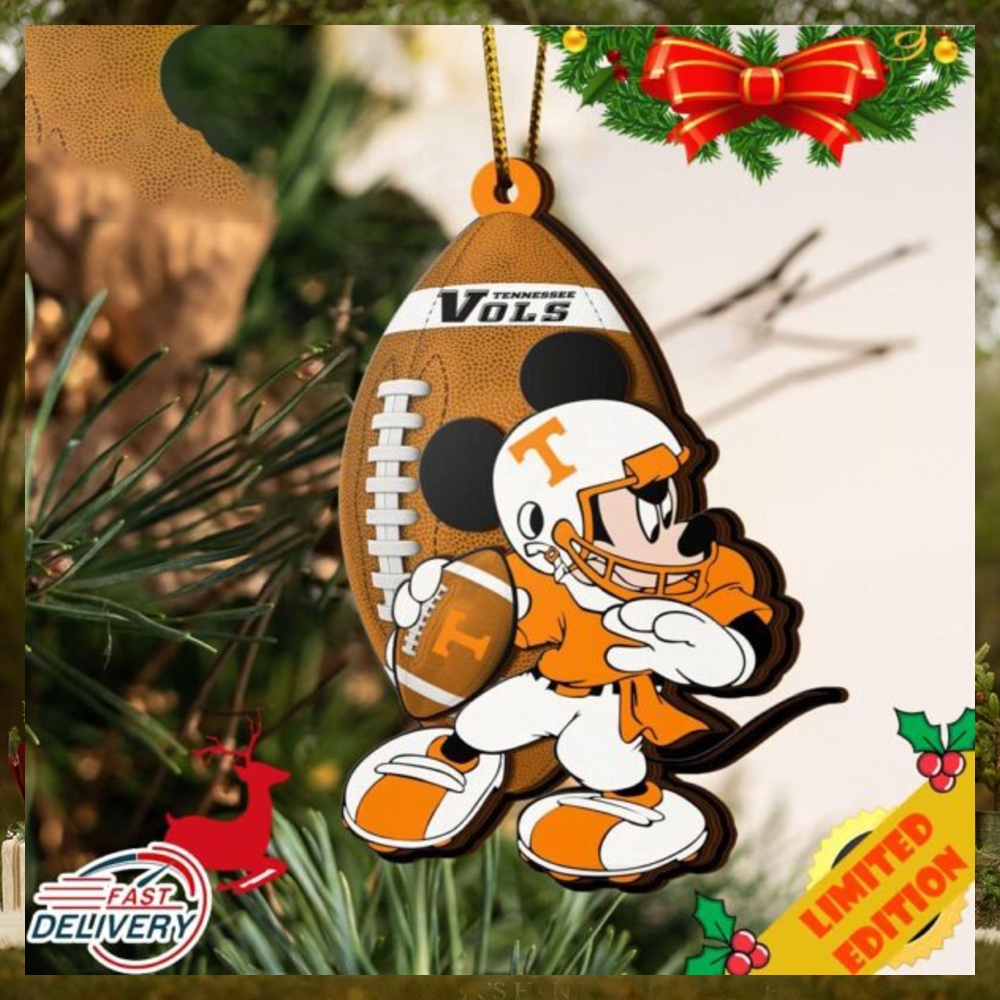NCAA Tennessee Volunteers Mickey Mouse Christmas Ornament 2023 Christmas Tree Decorations NCAA Tennessee Volunteers Mickey Mouse Christmas Ornament 2023 Christmas Tree Decorations