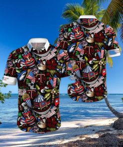 NCAA Texas A&ampM Aggies Flower Hawaii Shirt Summer Vibes For FootBall Fans