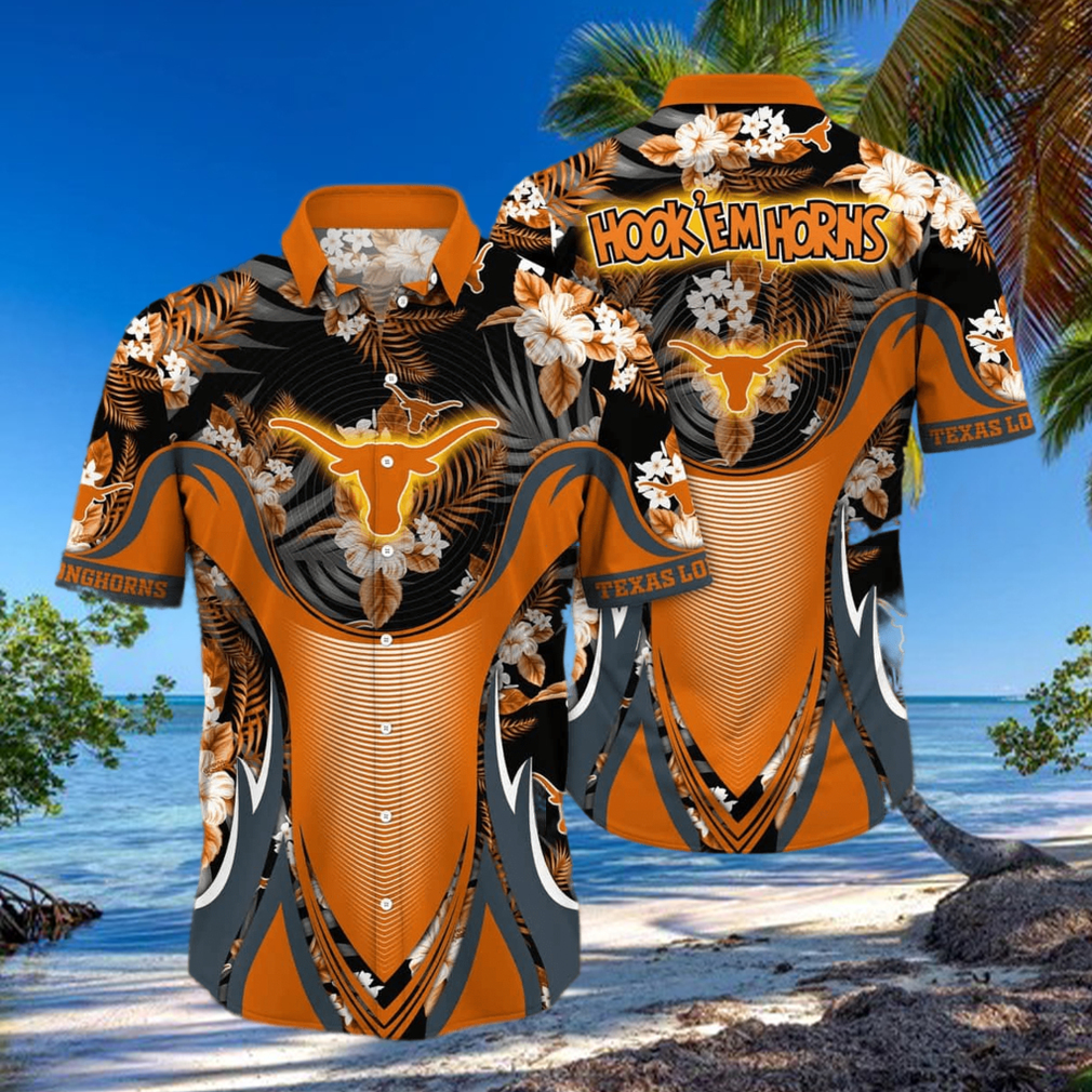 NCAA Texas Longhorns Hawaiian Shirt Gift For Beach Vacation NCAA Texas Longhorns Hawaiian Shirt Gift For Beach Vacation
