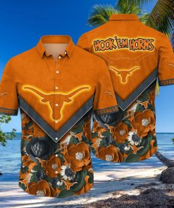 NCAA Texas Longhorns Hawaiian Shirt Summer Vacation Gift