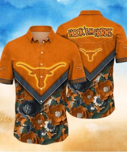 NCAA Texas Longhorns Hawaiian Shirt Summer Vacation Gift