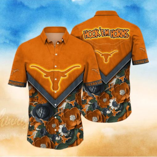 NCAA Texas Longhorns Hawaiian Shirt Summer Vacation Gift