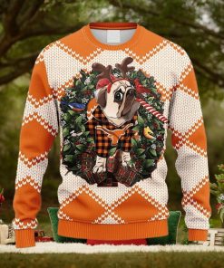 NCAA Texas Longhorns Pub Dog Christmas Ugly 3D Sweater For Men And Women Gift Ugly Christmas