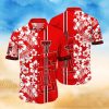 hicago Blackhawks NHL Flower All Over Printed Hawaiian Shirt