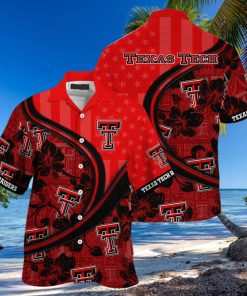 NCAA Texas Tech Red Raiders Hawaiian Shirt Custom Name Summer Gift For Friend