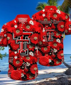 NCAA Texas Tech Red Raiders Hawaiian Shirt Summer Beach Gift