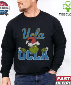 NCAA UCLA Bruins Logo Football Grinch Christmas T Shirt