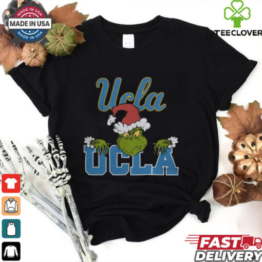 NCAA UCLA Bruins Logo Football Grinch Christmas T Shirt