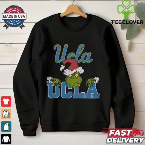NCAA UCLA Bruins Logo Football Grinch Christmas T Shirt