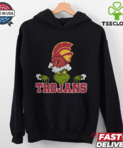 NCAA USC Trojans Logo Football Grinch Christmas T Shirt