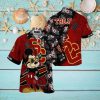 Wisconsin Badgers Hawaiian Shirt Mickey Love Surfing Trending Summer Gift