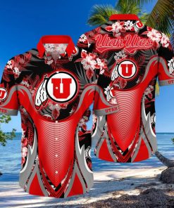 NCAA Utah Utes Hawaiian Shirt Gift For Beach Vacation
