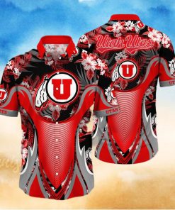 NCAA Utah Utes Hawaiian Shirt Gift For Beach Vacation