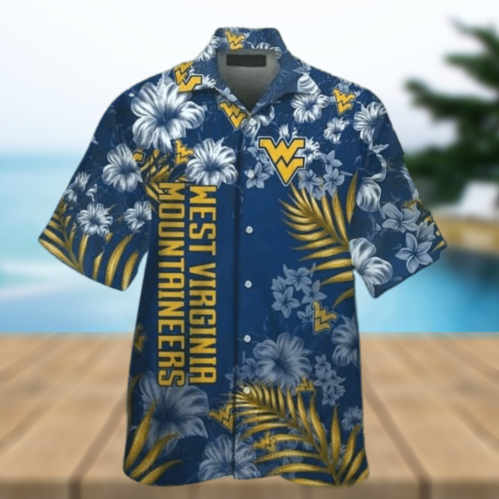 NCAA Virginia Mountaineers Hawaiian Shirt NCAA Virginia Mountaineers Hawaiian Shirt
