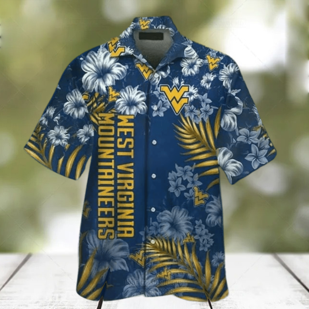 NCAA Virginia Mountaineers Hawaiian Shirt NCAA Virginia Mountaineers Hawaiian Shirt