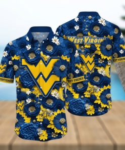 NCAA West Virginia Mountaineers WVU Hawaiian Shirt Beach Vacation Gift