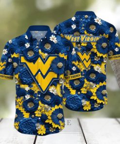 NCAA West Virginia Mountaineers WVU Hawaiian Shirt Beach Vacation Gift